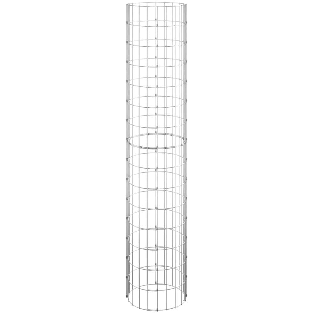 Palo Gabbione Circolare in Acciaio Zincato Ø30x150 cm - Foto 2