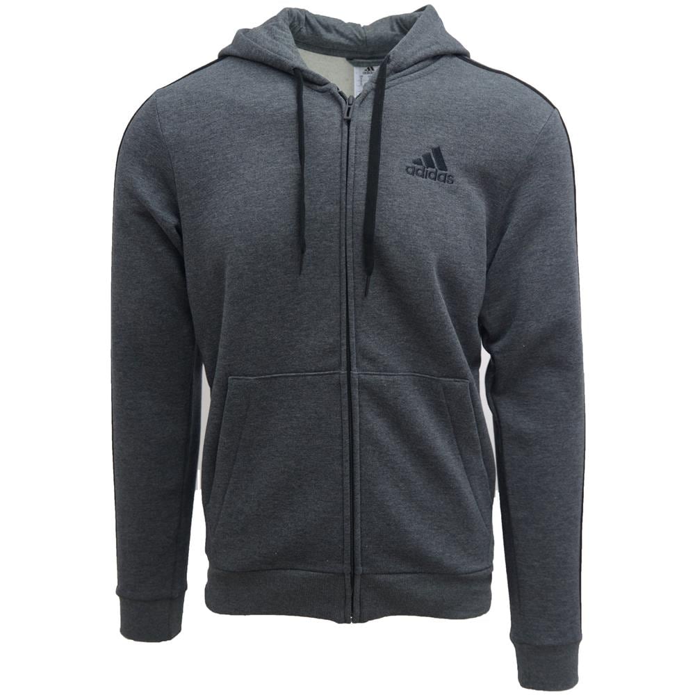 Essentials Fleece 3-stripes Hb0042, Uomini, Grigio, Xs - Foto 1