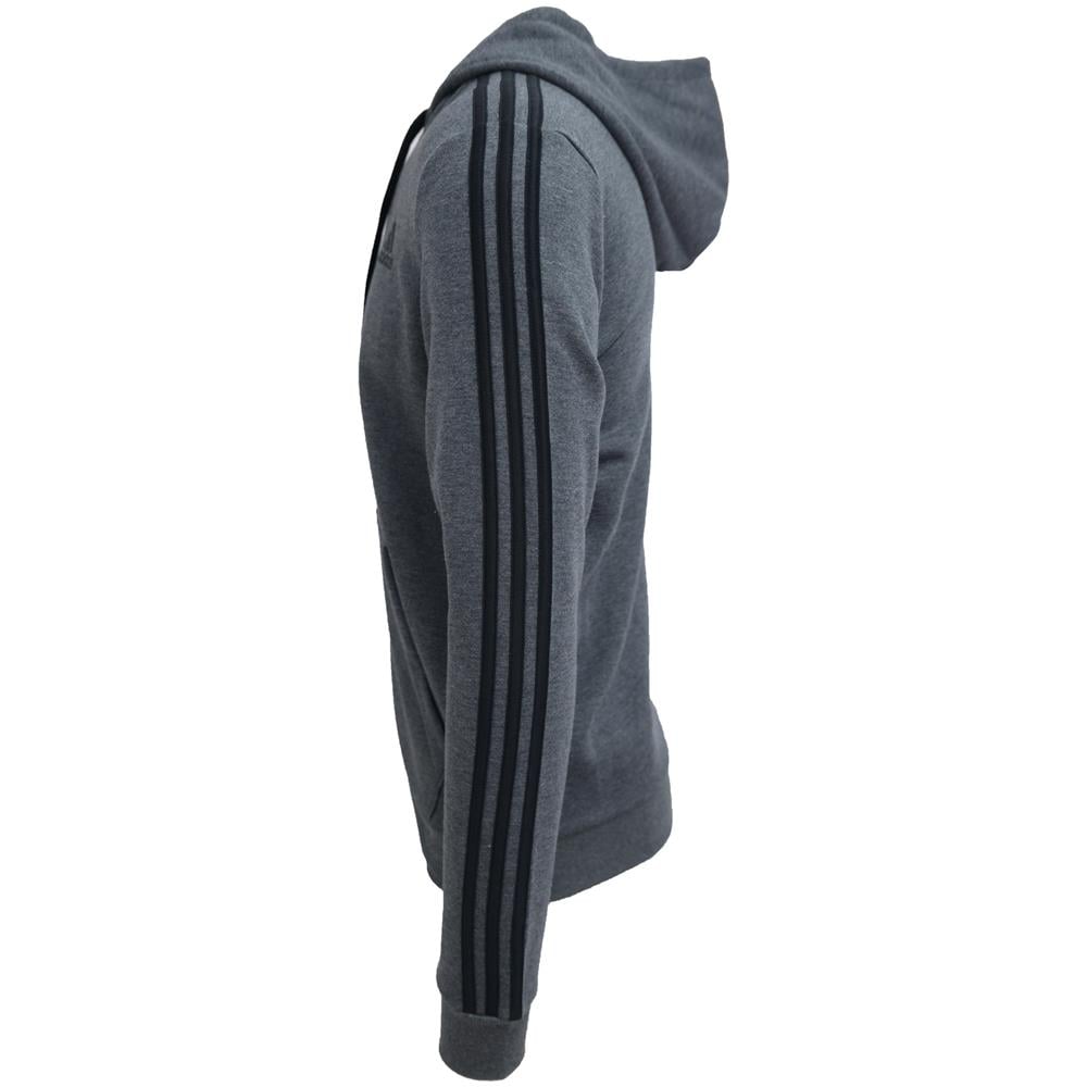 Essentials Fleece 3-stripes Hb0042, Uomini, Grigio, Xs - Foto 2