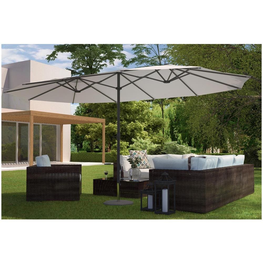 Venice Ombrellone Doppio 2,7 X 4,6 M Ecru - Foto 2