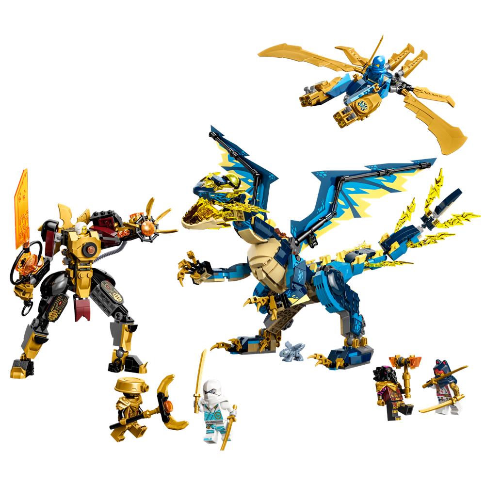 71796 NINJAGO Dragone Elementare vs. Mech dell’Imperatrice - Foto 2