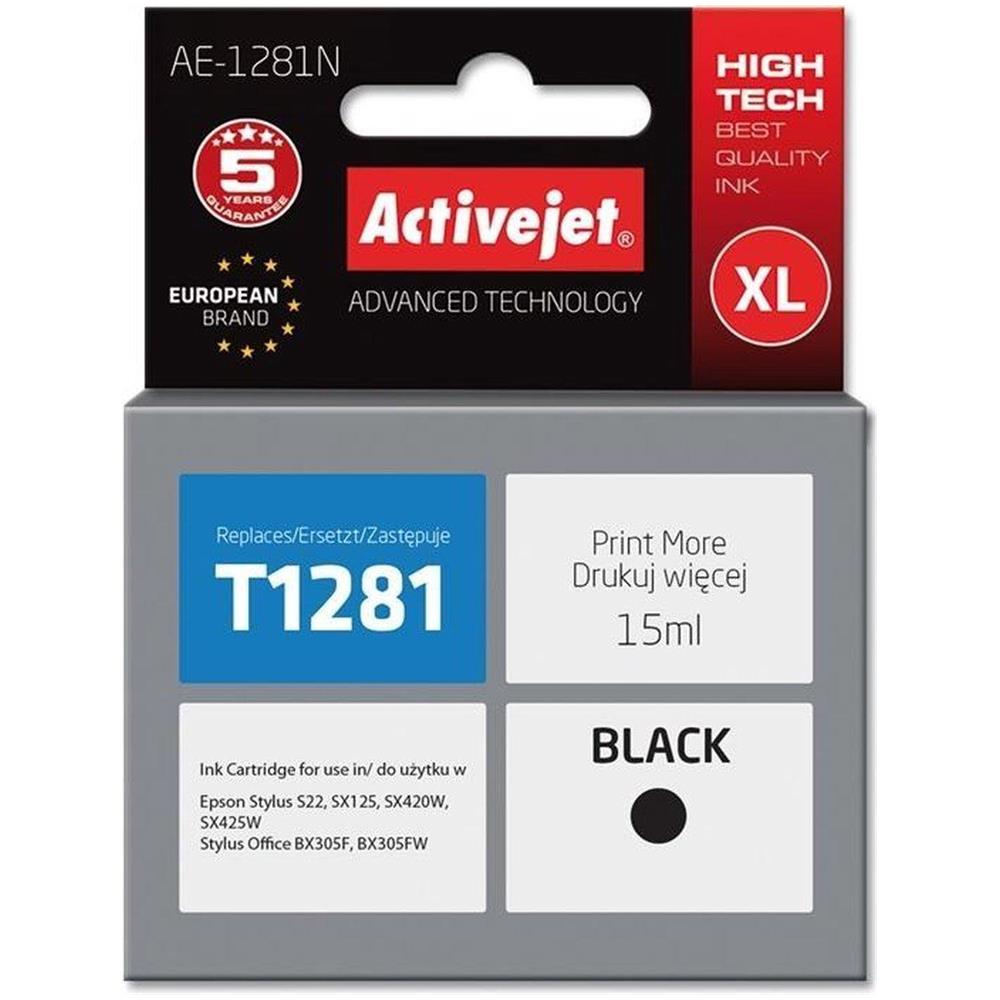 Inchiostro Ae-1281n Per Stampante Epson, Sostituzione Epson T1281; Supremo; 15ml; Nero - Foto 2