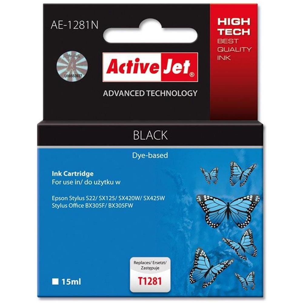 Inchiostro Ae-1281n Per Stampante Epson, Sostituzione Epson T1281; Supremo; 15ml; Nero - Foto 1