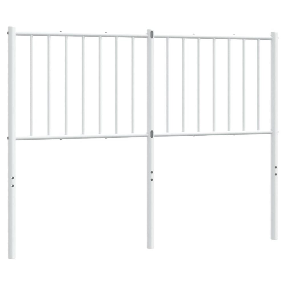 Testiera In Metallo Bianco 120 Cm - Foto 2