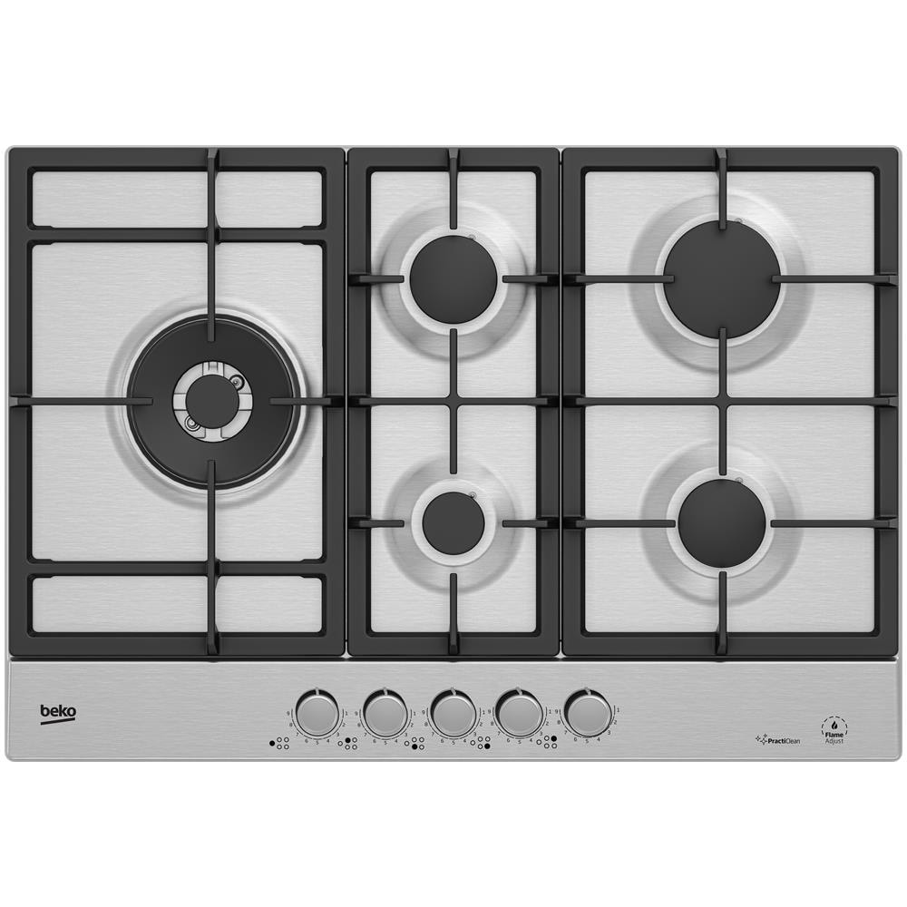 Piano Cottura A Gas HIAL75226SXE 5 Fuochi A Gas 75 Cm 4 Bruciatori / 1 Wok - Foto 1