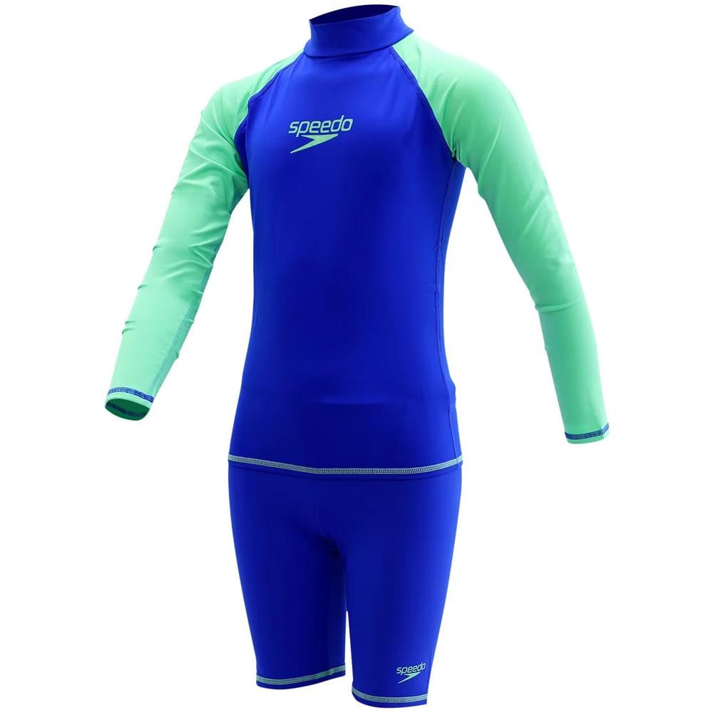 Set di protezioni per bambini, bellissimo blu /verde, taglia 10 - Foto 1