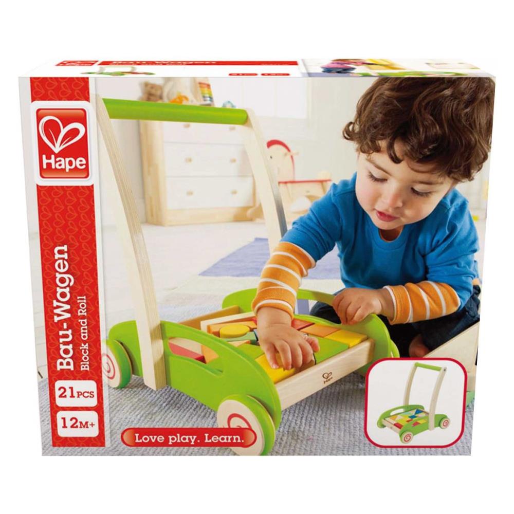 Block & Roll E0371 Giocattolo A Spinta Cavalcabile Con Cubi - Foto 6