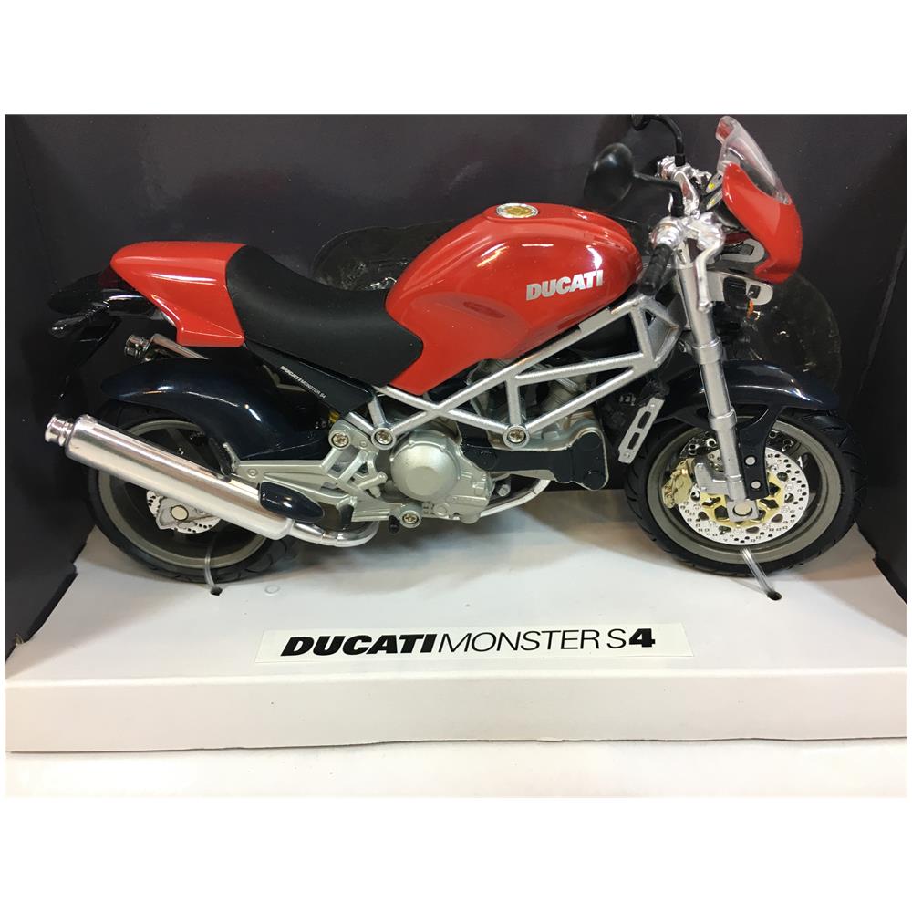 Moto Ducati Monsters 4 1:12 Modellino - Foto 1