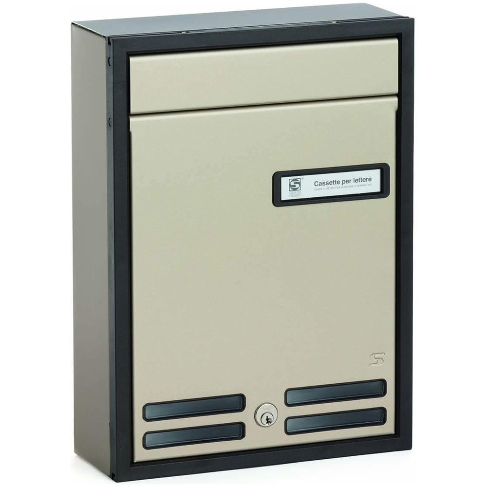 Cassetta postale componibile piatta SC8 alluminio bronzo - Foto 2