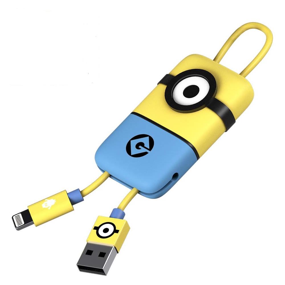 Cavo MFI Lightning Keyline 22 cm Portachiavi Minion - Foto 1