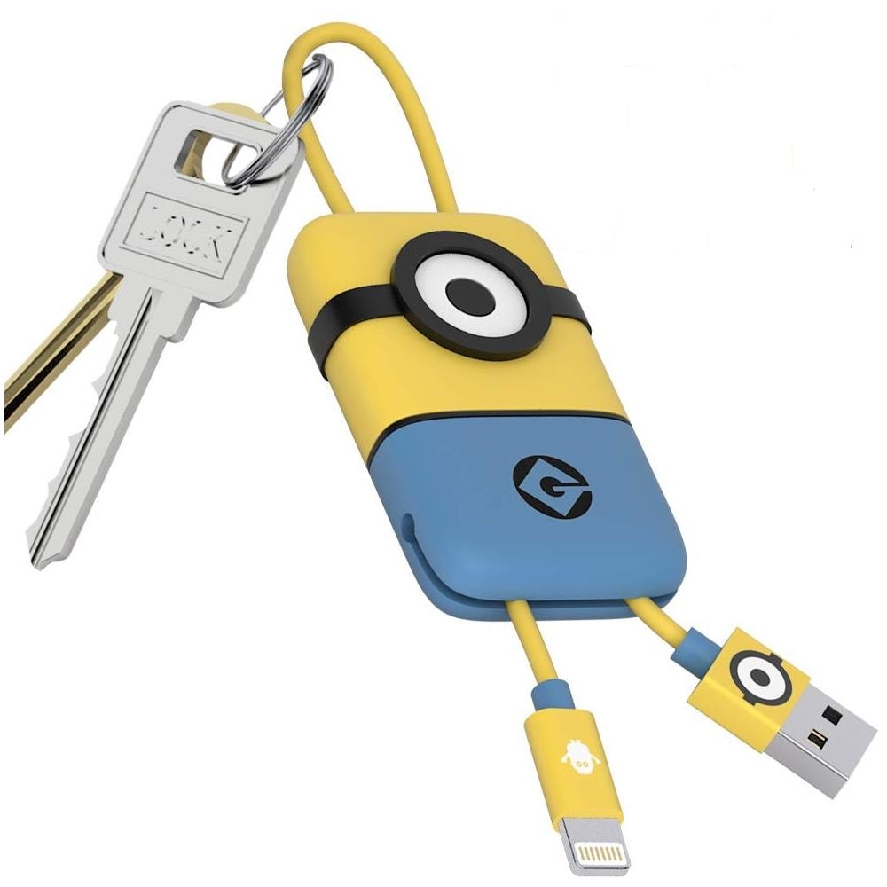 Cavo MFI Lightning Keyline 22 cm Portachiavi Minion - Foto 2