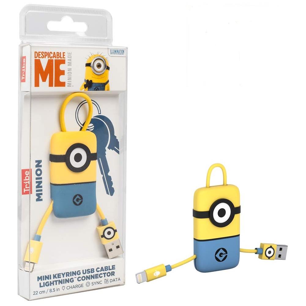 Cavo MFI Lightning Keyline 22 cm Portachiavi Minion - Foto 3