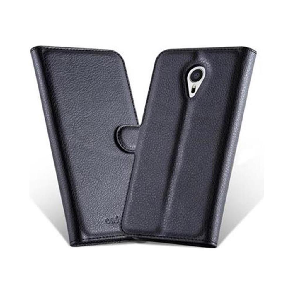 Cadorabo Custodia Compatibile Con Meizu Mx5 In Nero Carbone - Coperchio Protettiva Con Chiusura Magnetica, Funzione Stand E Tasca Per Le Carte - Foto 5