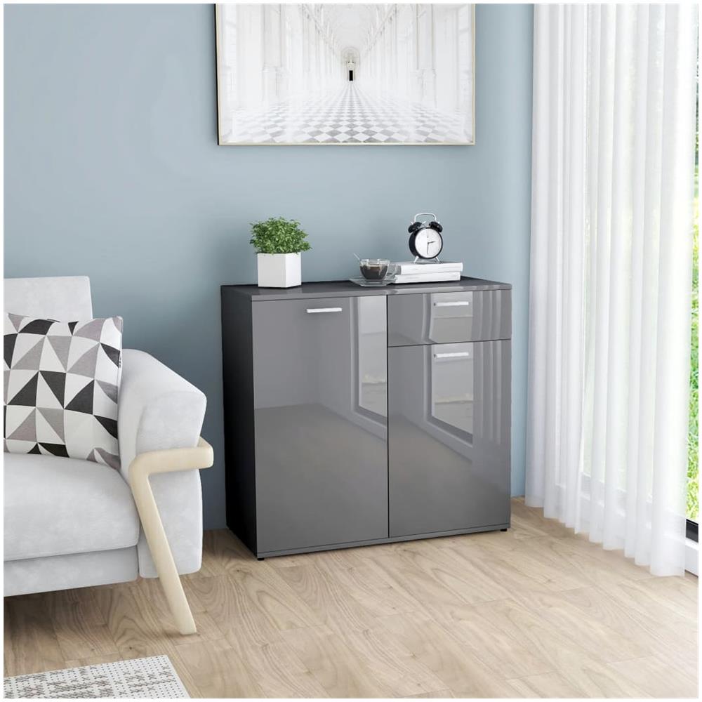 Credenza,Madia da cucina,Mobile Buffet,Armadio da Cucina Bianca 92x33x180 cm in Legno Multistrato CFW13285 | Leroy Merlin