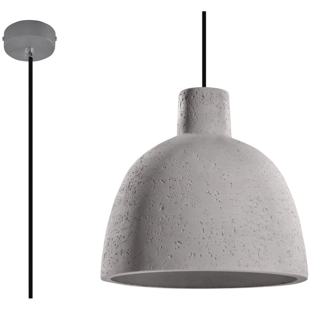 Sospensione A Soffitto A Cupola A 1 Luce Bianca, E27 - Foto 1