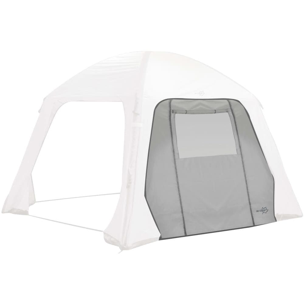 Parete Laterale Tenda con Porta e Finestra Air Gazebo Grigio - Foto 1
