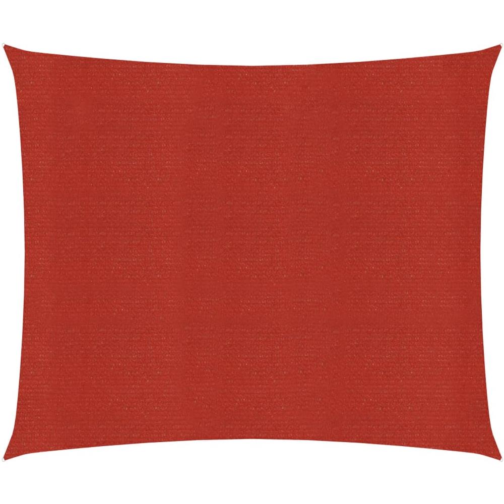 Vela Parasole 160 g / m² Rossa 2,5x2,5 m in HDPE - Foto 1