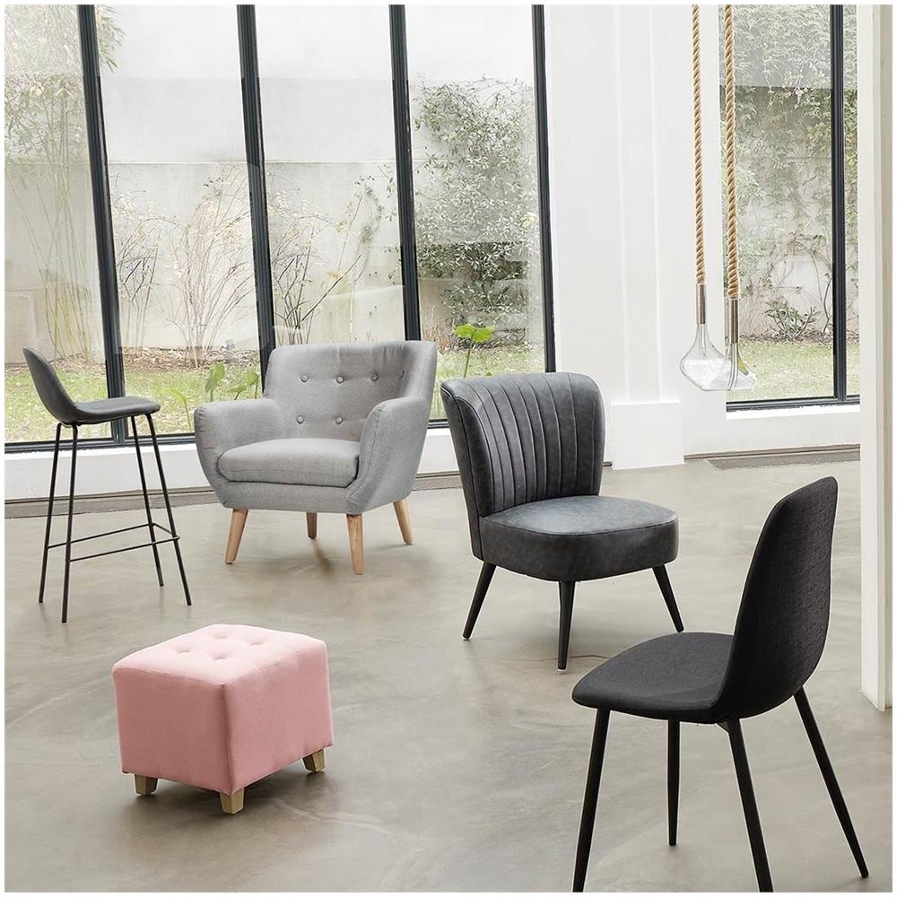 Sgabello Da Bar Vladi, Sedia Sopraelevata, Vintage, Altezza: 95 Cm - Foto 2