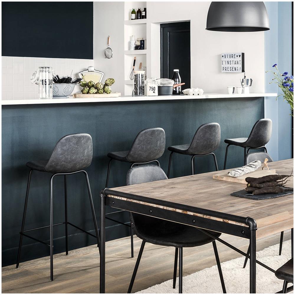 Sgabello Da Bar Vladi, Sedia Sopraelevata, Vintage, Altezza: 95 Cm - Foto 6