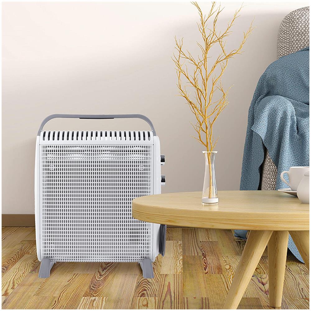 Stufa Elettrica Con Pannelli in Mica 1800w - Termoconvettore Con Termostato Integrato - 2 Funzioni Di Riscaldamento - Calorifero Micatermico - Radiante Portatile Leggero - Senza Olio - Foto 7