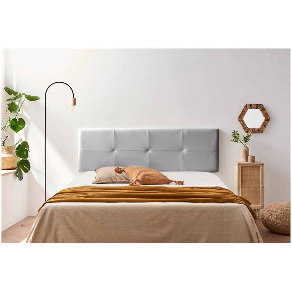 Testiera Imbottita Altea Similpelle 130x50x5 Cm - - Foto 2