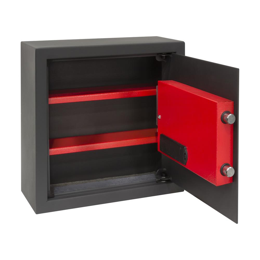 Cover 172060 Cassaforte Camuffata Nel Falso Fondo Dell'armadio, Apertura Elettronica E A Chiave, 35x35x15 Cm, 11 L - Foto 3