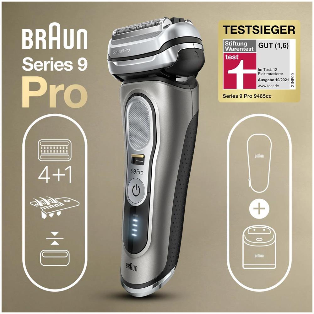 Series 9 Pro 9485cc Rasoio Trimmer Nero, Argento - Foto 2