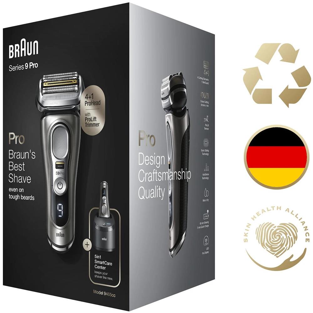 Series 9 Pro 9485cc Rasoio Trimmer Nero, Argento - Foto 5