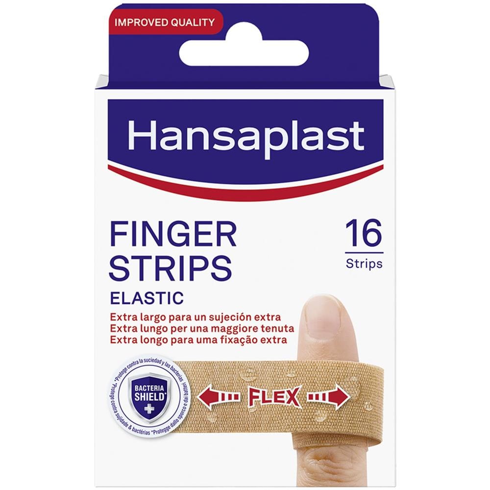 Cerotti per le Dita Elastico Finger Strip 16 Pezzi - Foto 1