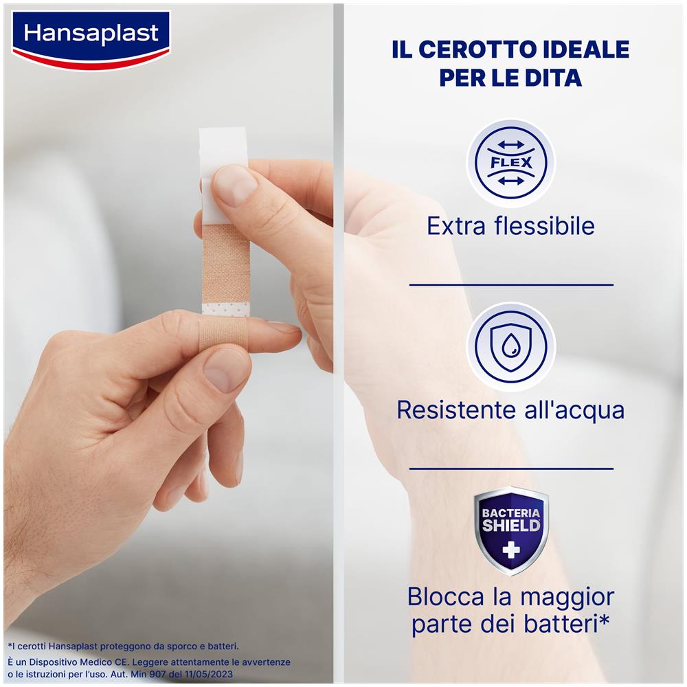 Cerotti per le Dita Elastico Finger Strip 16 Pezzi - Foto 2