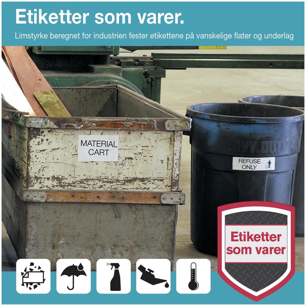 LW-Etichette in plastica 104 x 159 mm 1x 200 pz. - Foto 2