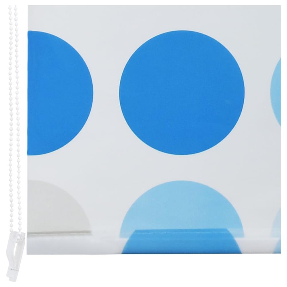 Tenda a Rullo per Doccia 160x240 cm con Motivo a Cerchi - Foto 6