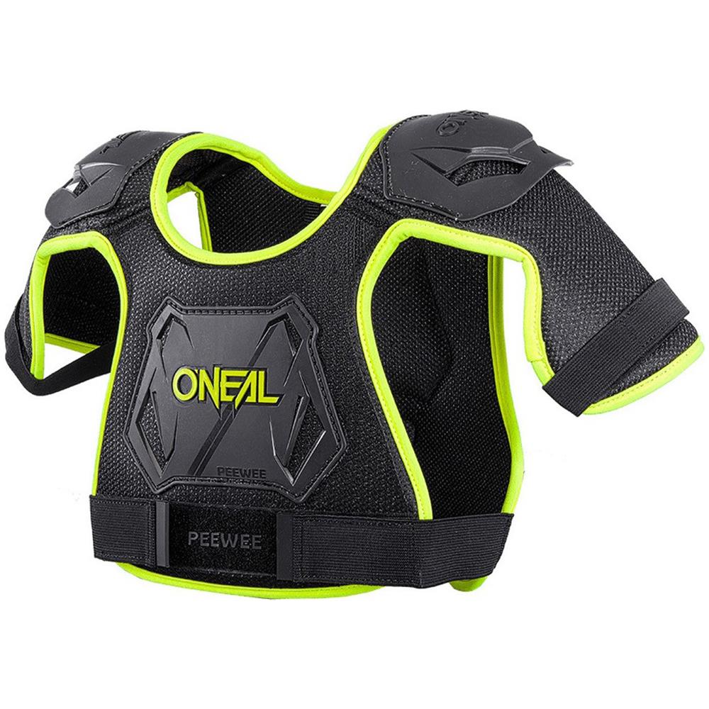 Pettorina Protettiva Mx Bambino Oneal 2019 Peewee Neon Giallo (xs / s Bambino, Nero)  - Foto 1