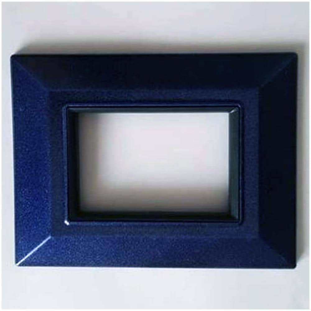 Placca Placchetta Placchette Compatibili Per Serie Axolute Sq Colorate - Blu Metallizzato 4 - Foto 1
