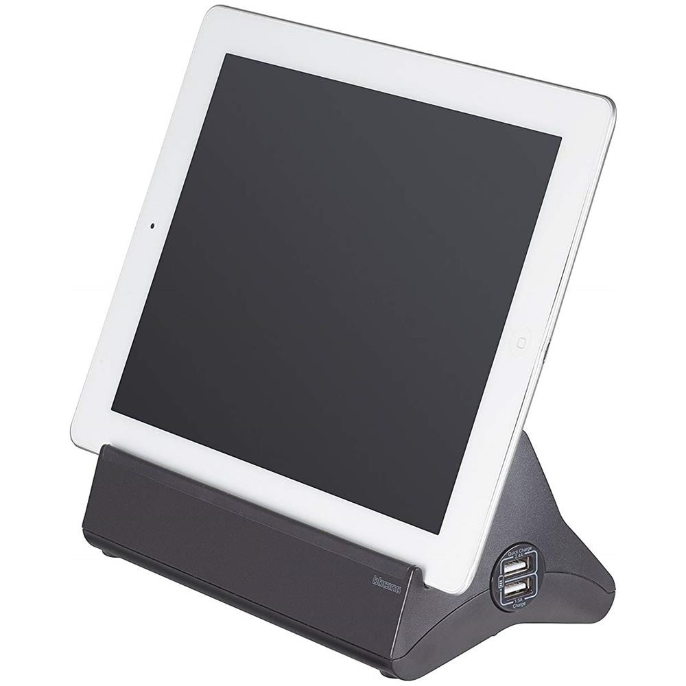 S3713GBU Stardesk Multipresa da Scrivania 2 m con Spina 10 A 3 P30 / 2 Prese USB con Interruttore - Grigio - Foto 5