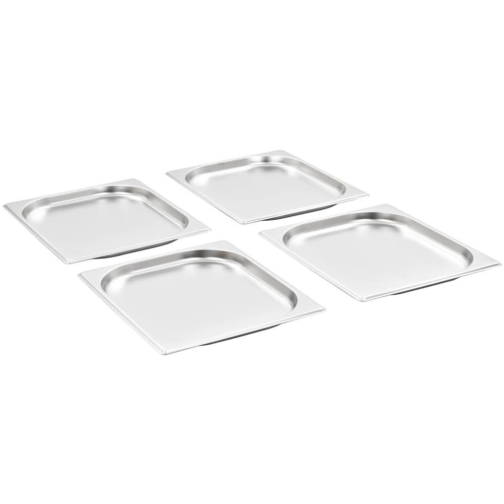 Contenitori Per Alimenti 8 Pz Gn 1/2 20 Mm In Acciaio Inox - Foto 2