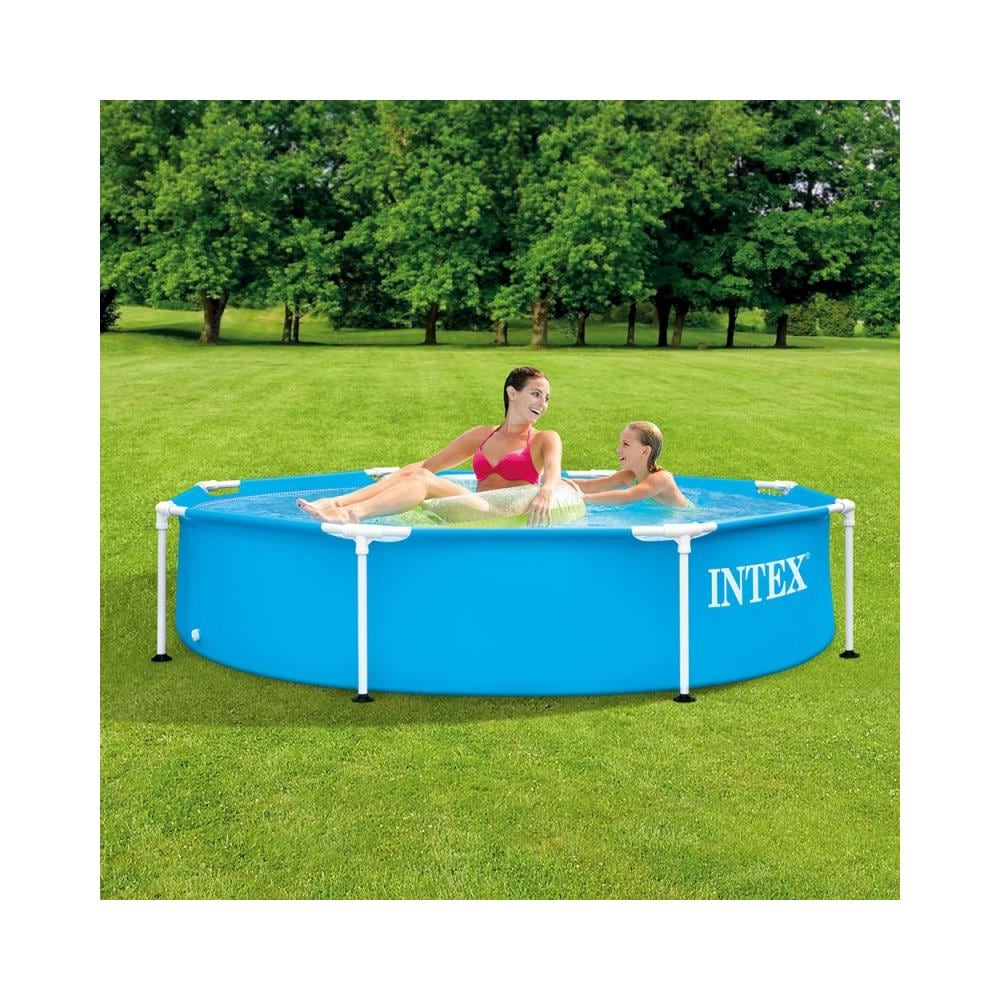 28205NP - Piscina Metal Frame Rotonda 244x244x51 cm - Foto 2