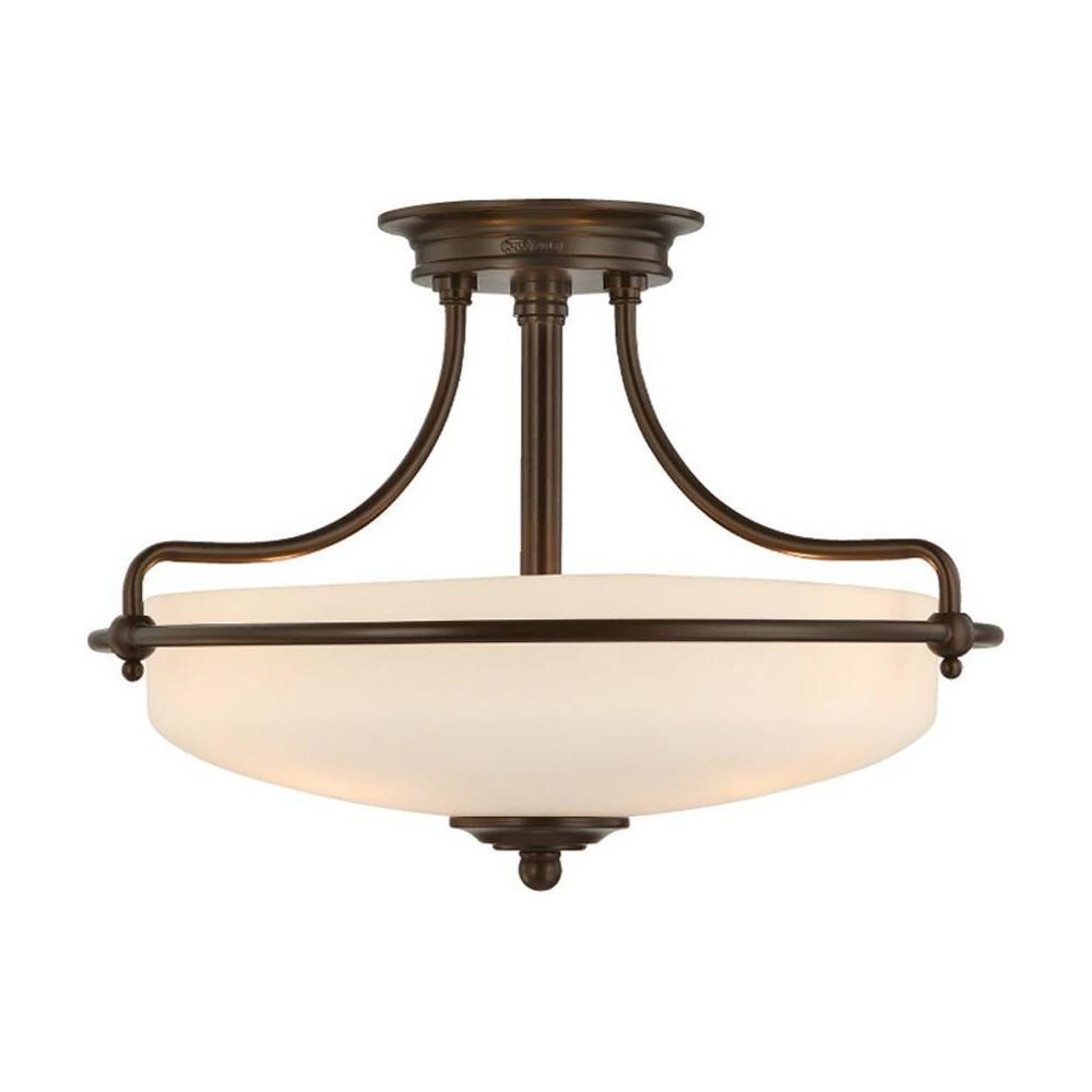 Quoizel Qz / chantilly / sf3 - Lampadario Da Soffitto, 45,7 X 45,7 X 30,5 Cm - Foto 2