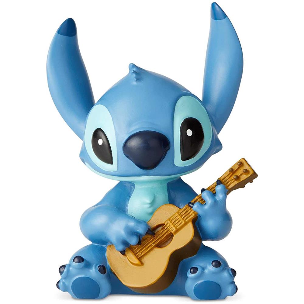 Figurina - Disney Showcase - Stitch Chitar - Licenza Ufficiale Lilo E Stitch - Enesco - Foto 5