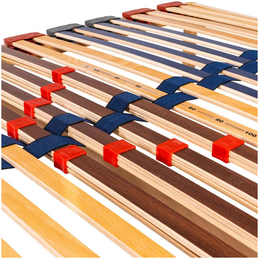 Rete Piazza E Mezza Modello Dynamic Misura 120x190 In Legno Di Faggio Con Doghe Ammortizzate E Basculanti E Regolatori Di Rigidità Zona Lombare - Materassimemory. eu - Foto 3