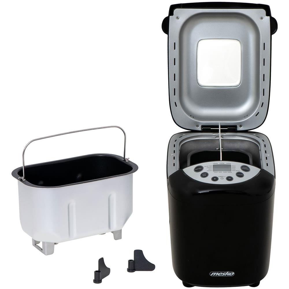 Mesko Ms 6022 Macchina Per Pane Senza Glutine 15 Programmi, Fino A 1,5kg Di Pane, Pasta, Timer 850w Nero - Foto 2