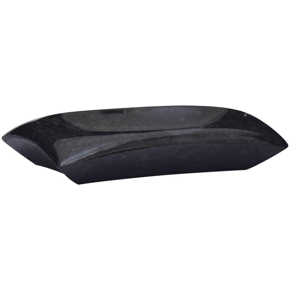Lavandino Nero 50x35x10 cm in Marmo - Foto 2