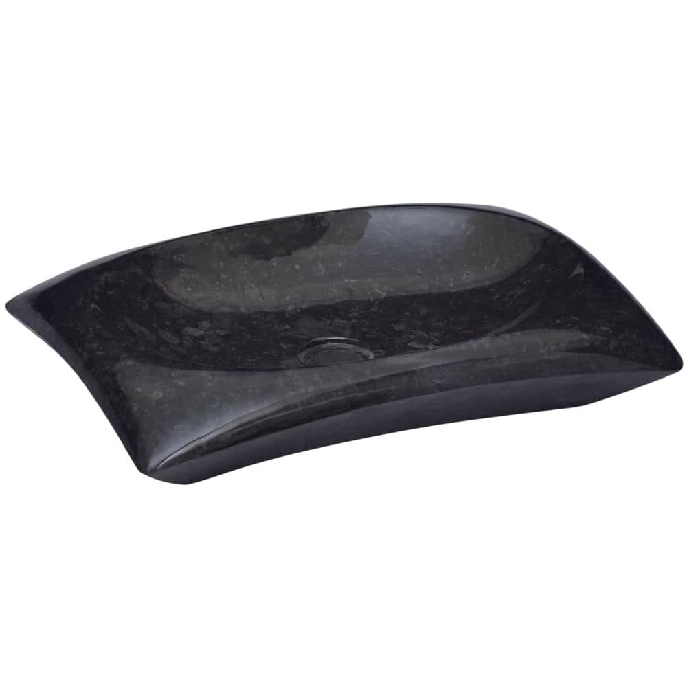 Lavandino Nero 50x35x10 cm in Marmo - Foto 1