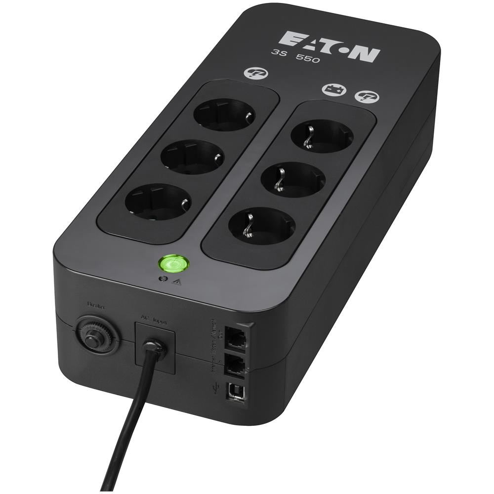 Gruppo di Continuità UPS 3S 550 VA / 330 W 6 Prese DIN / 1 x USB - Foto 2