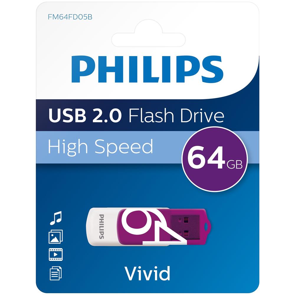 Estrema facilità d'uso, plug and play. Scambia i file in un attimo!. Vivid Edition 2.0 da 64 GB - Foto 4