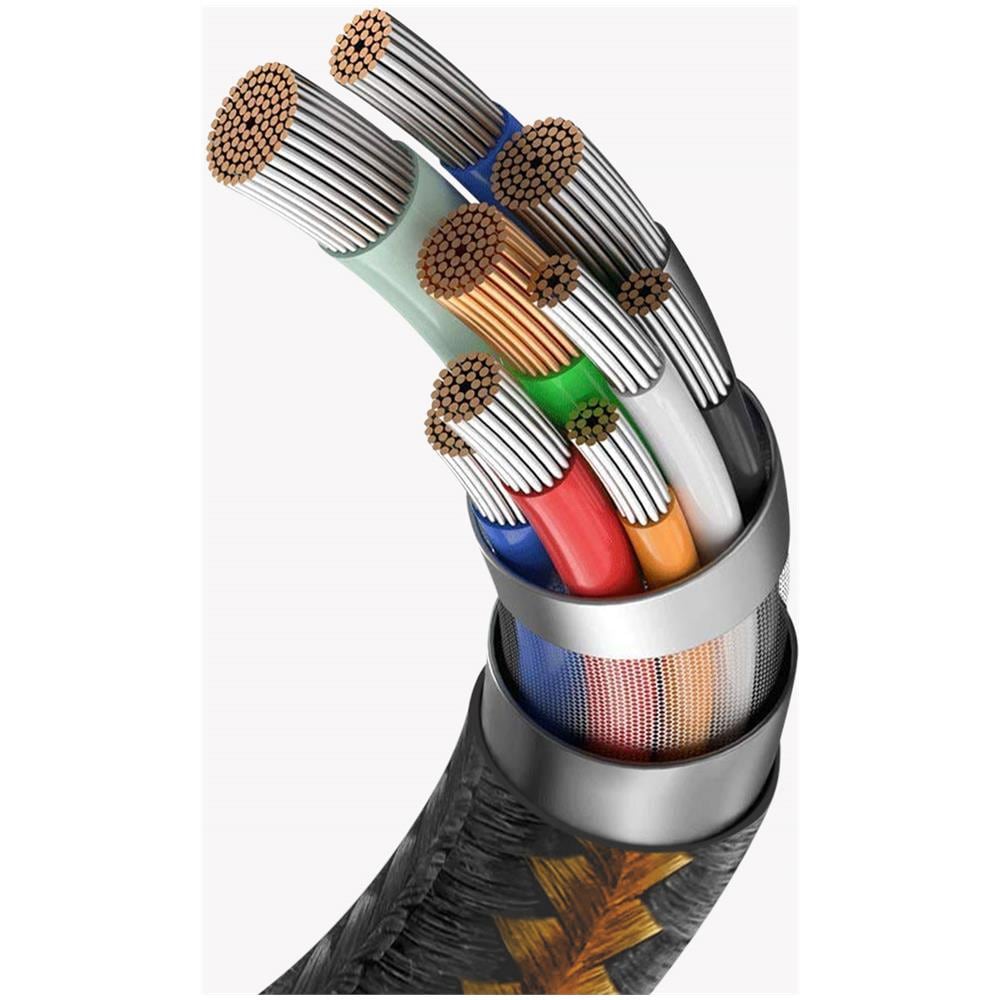 Cavo Iphone Lightning 1,2m 5a 20w Ricarica Rapida Indicatore Luminoso - Foto 2