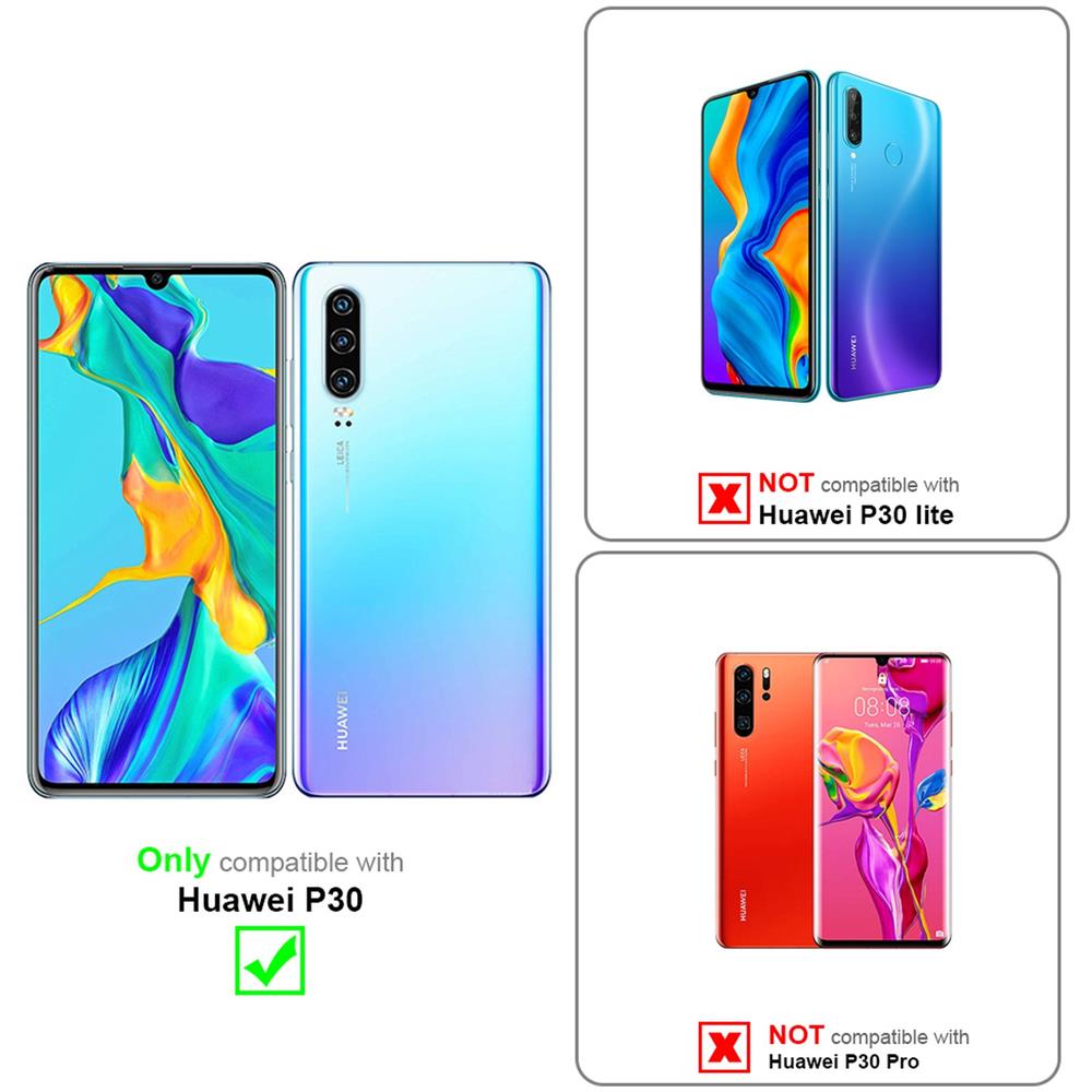 Cadorabo Custodia Compatibile Con Huawei P30 In Liquid Verde - Coperchio Protettivo In Silicone Tpu Flessibile - Foto 2
