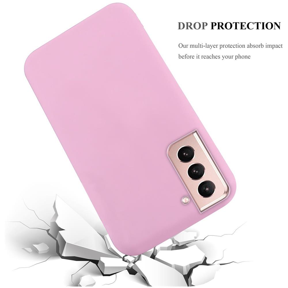 Custodia Compatibile Con Samsung Galaxy S21 In Candy Rosa - Coperchio Protettivo In Silicone Tpu Flessibile - Foto 8