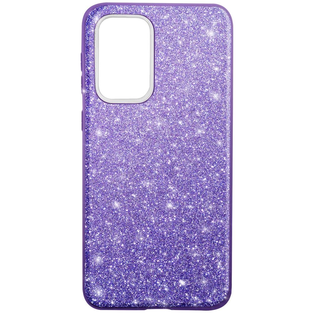 Cover Samsung Galaxy A33 5g Semi-rigida Con Paillette Amovibili Viola - Foto 7