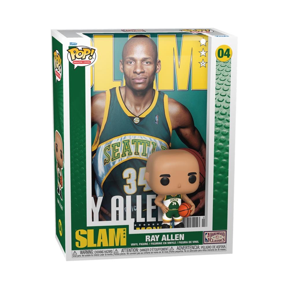 Nba Cover Pop! Basketball Vinyl Figure Ray Allen (slam Magazin) 9 Cm - Foto 1